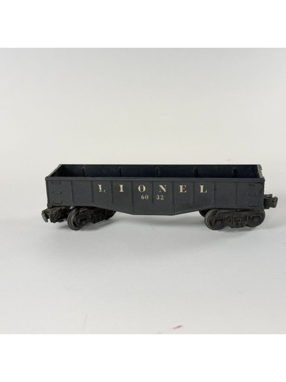 Lionel 6032 Vintage O Scale Gondola Train Car Black Railroad Freight